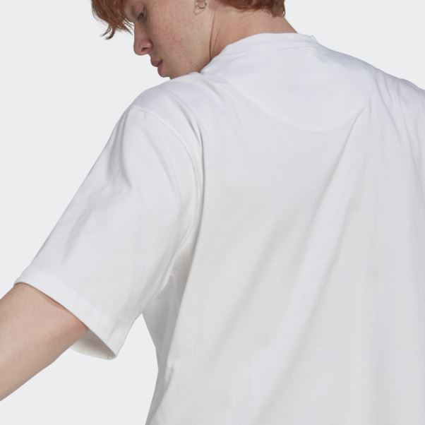 T-shirt Oversize Blanc Adidas