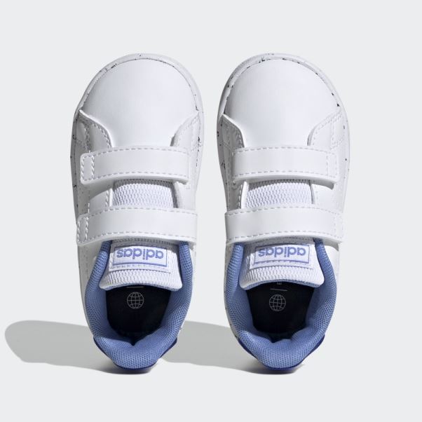 Adidas Avantage Lifestyle Court Deux Chaussures Auto-agrippantes Bleu