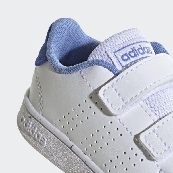 Adidas Avantage Lifestyle Court Deux Chaussures Auto-agrippantes Bleu