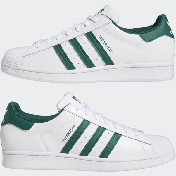 Chaussures Adidas Superstar Vertes