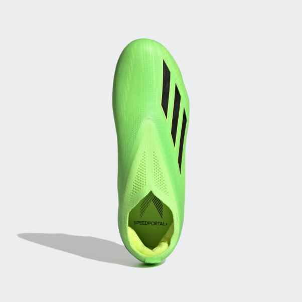 Adidas X Speedportal+ Crampons Pour Terrain Sec Vert