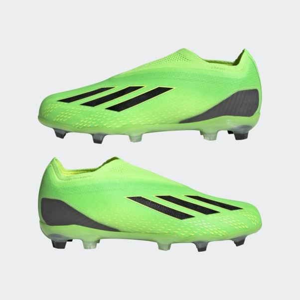 Adidas X Speedportal+ Crampons Pour Terrain Sec Vert