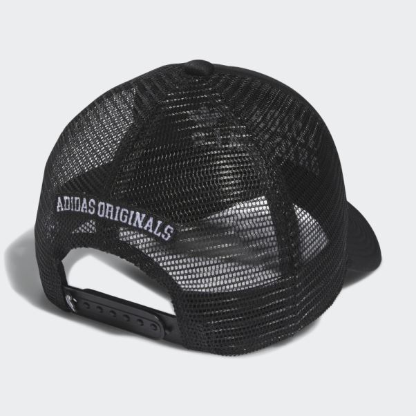 Casquette New Prep Trucker Enfant Noir Adidas