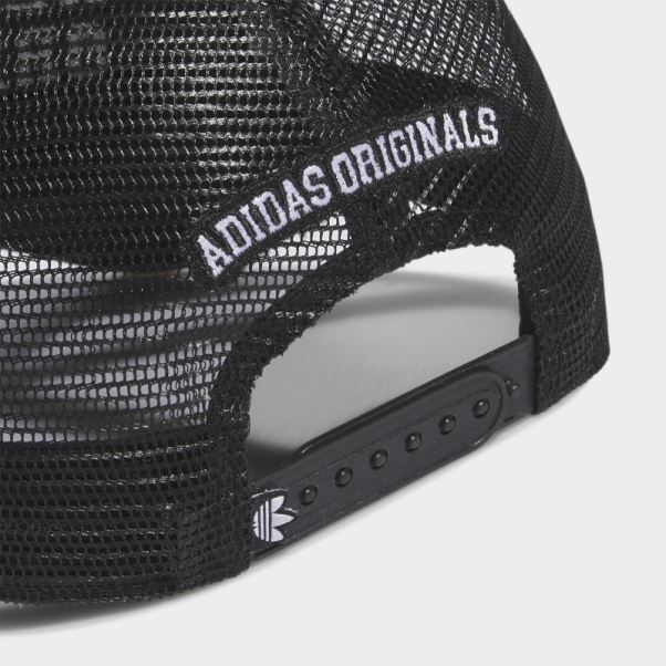 Casquette New Prep Trucker Enfant Noir Adidas