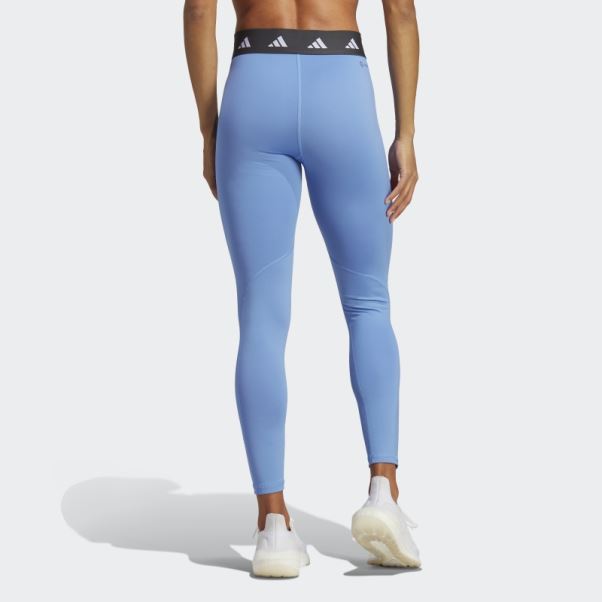 Legging Adidas Techfit 7/8 Bleu