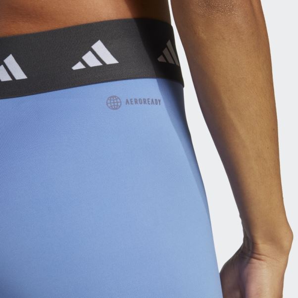 Legging Adidas Techfit 7/8 Bleu