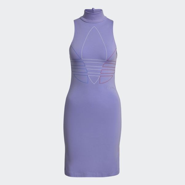 Robe De Debardeur Adidas Adicolor Triocolor Violet Clair