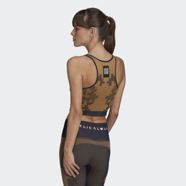 Adidas X Karlie Kloss Top Superposé En Maille Sans Couture Mesa