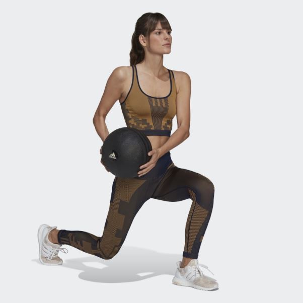 Adidas X Karlie Kloss Top Superposé En Maille Sans Couture Mesa