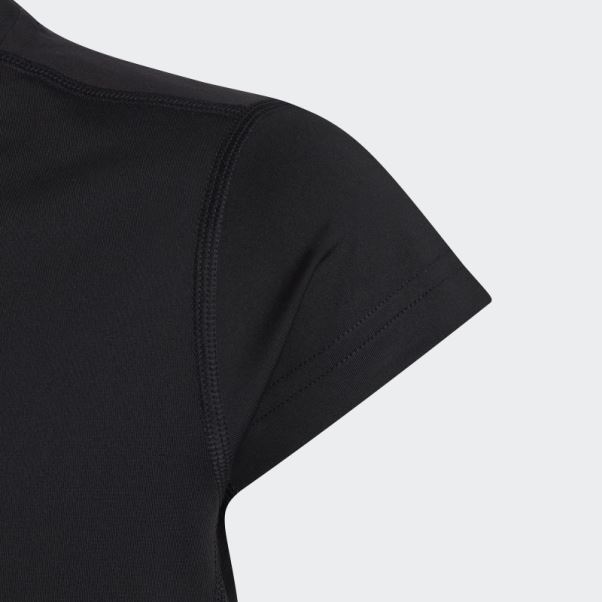 T-shirt Adidas Aeroready 3 Bandes Noir