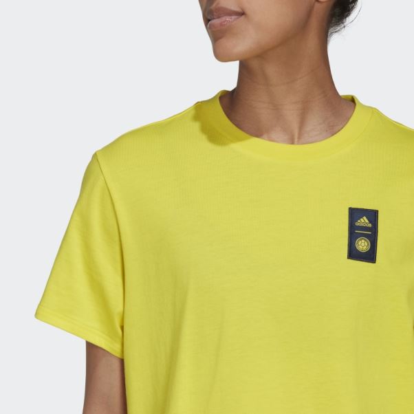 Tee Shirt Adidas Colombie Jaune