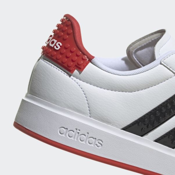 Chaussures Adidas Grand Court X Lego 2.0 Blanches