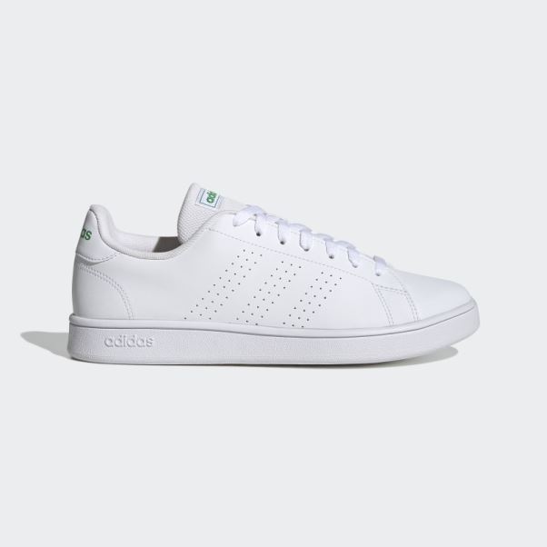Adidas Chaussures De Style De Vie De La Base De L'avantage Blanc