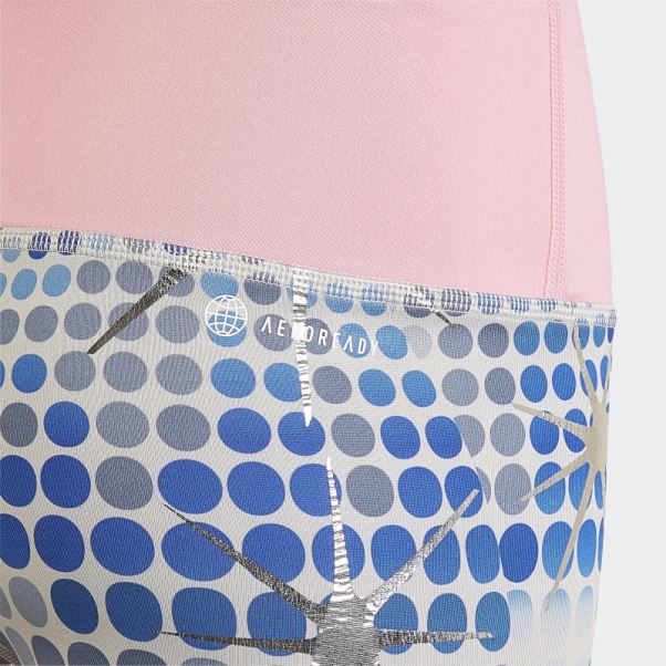 Collants Dance Allover Print Acier Adidas