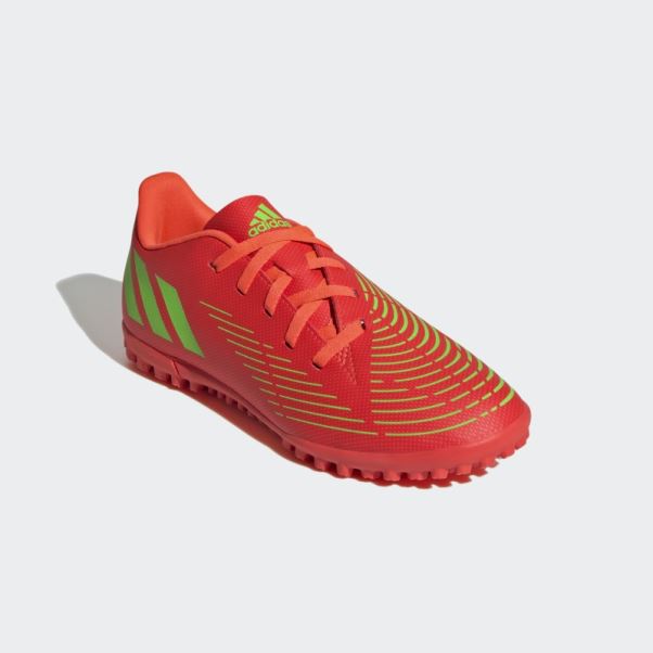 Adidas Prédateur Edge.4 Turf Chaussures Rouge