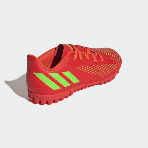 Adidas Prédateur Edge.4 Turf Chaussures Rouge
