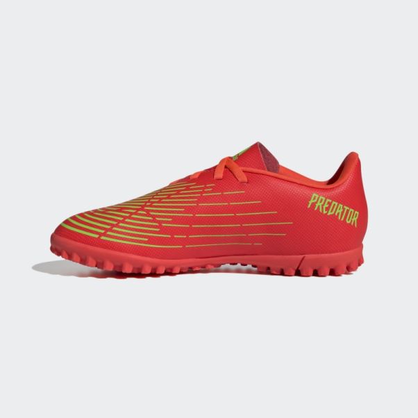 Adidas Prédateur Edge.4 Turf Chaussures Rouge