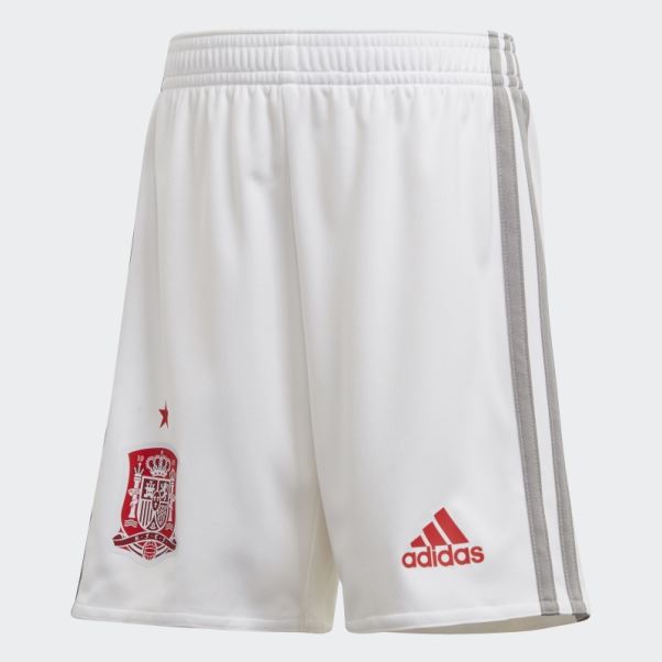 Mini Kit Adidas Espagne Extérieur Blanc