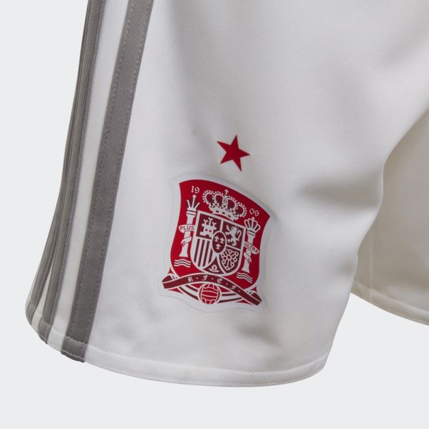 Mini Kit Adidas Espagne Extérieur Blanc