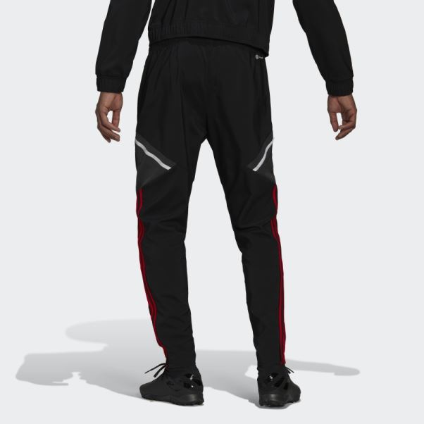 Pantalon De Survêtement Adidas Manchester United Presentation Noir