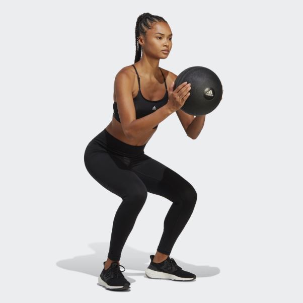 Legging 7/8 Taille Haute Training Essentials Noir Adidas