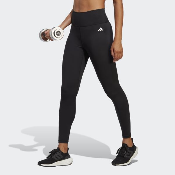 Legging Taille Haute Adidas Training Essentials 7/8 Noir