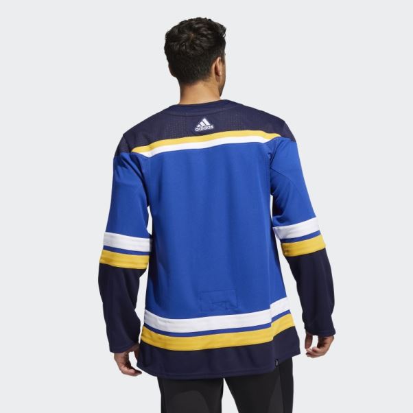 Maillot Blues Home Authentique Adidas St Louis Royal