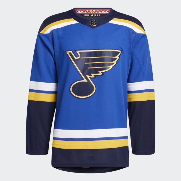 Maillot Blues Home Authentique Adidas St Louis Royal