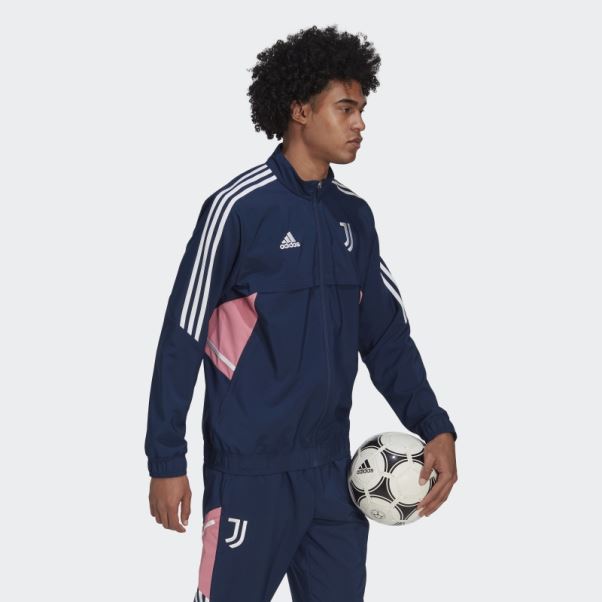 Night Indigo Juventus Condivo 22 Présentation Survêtement Adidas