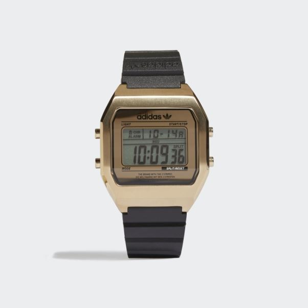 Montre Adidas Digital Two R Or Métallisé