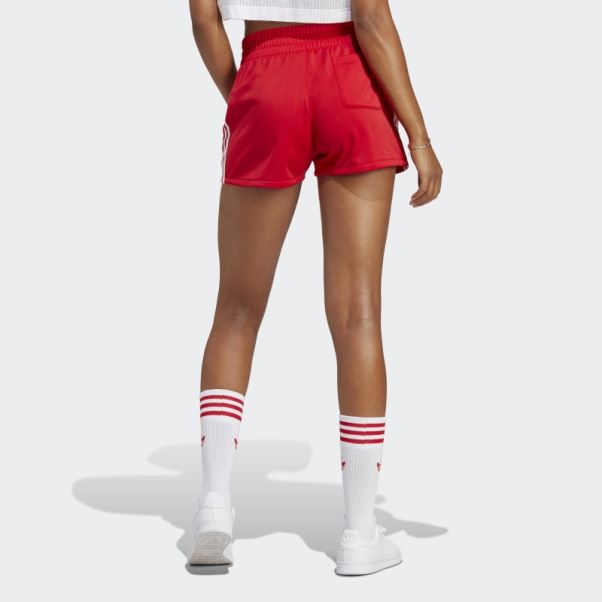 Short 3 Bandes écarlate Adidas