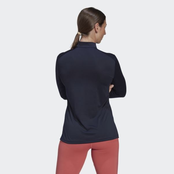 Encre Adidas Terrex Multi T-shirt Demi-zip