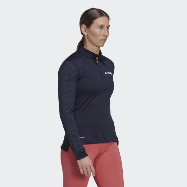 Encre Adidas Terrex Multi T-shirt Demi-zip