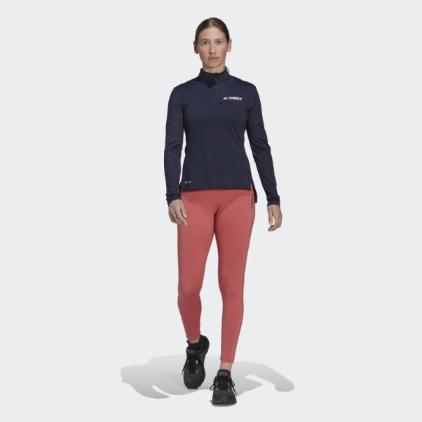 Encre Adidas Terrex Multi T-shirt Demi-zip