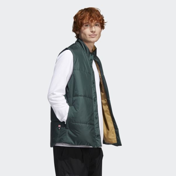 Adidas Gilet De Skateboard Primaloft (genre Neutre) Vert