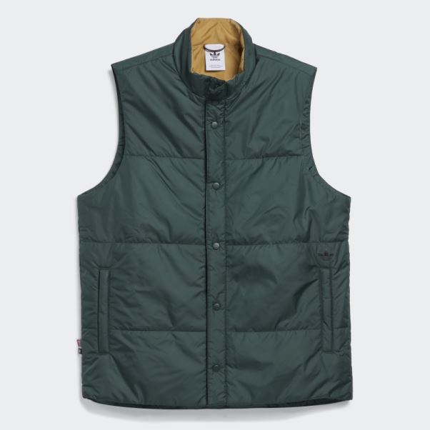 Adidas Gilet De Skateboard Primaloft (genre Neutre) Vert