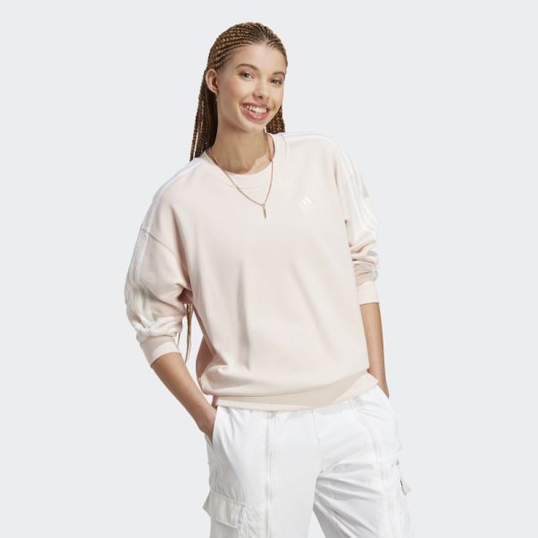 Sweat Adidas Essentials 3 Bandes Quartz