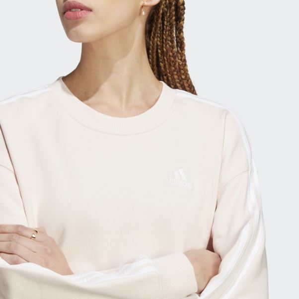 Sweat Adidas Essentials 3 Bandes Quartz