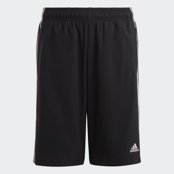 Short Adidas Essentials 3-stripes Tissé Blanc