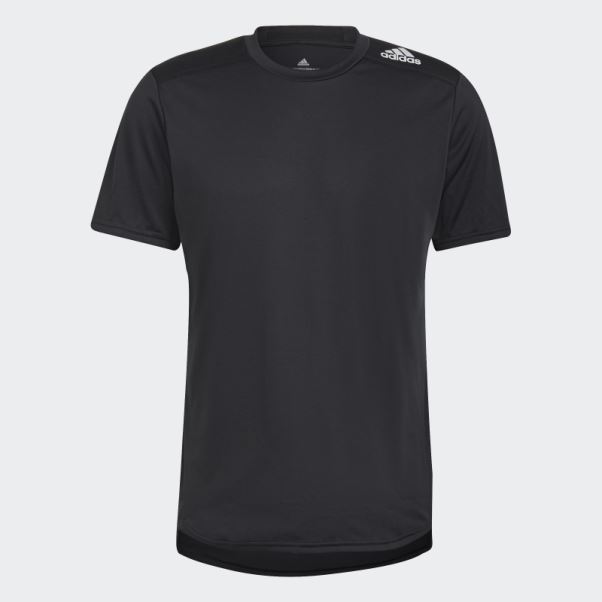 T-shirt De Course Adidas Noir Conçu 4