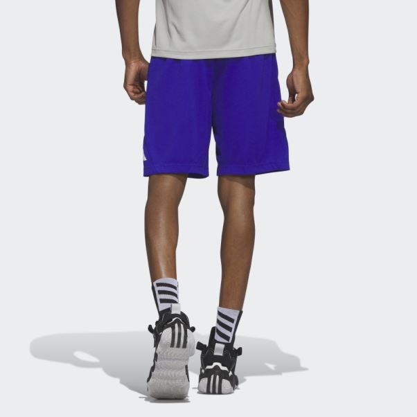 Adidas Short De Basket Badge Of Sport Bleu
