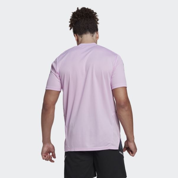 T-shirt All Blacks Rugby Performance Lilas Adidas
