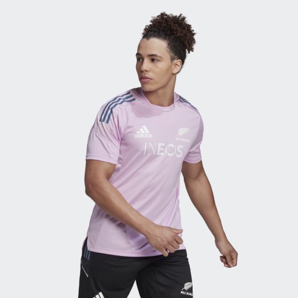 T-shirt All Blacks Rugby Performance Lilas Adidas