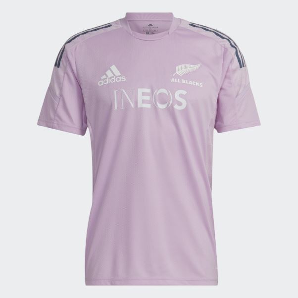 T-shirt All Blacks Rugby Performance Lilas Adidas