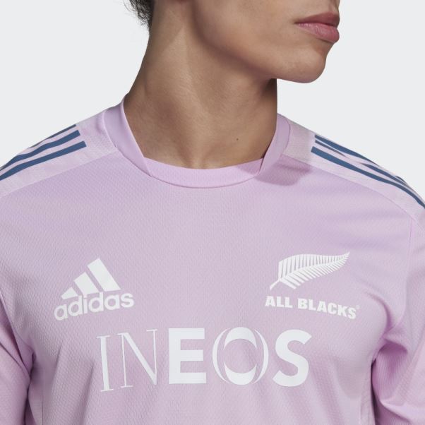 T-shirt All Blacks Rugby Performance Lilas Adidas