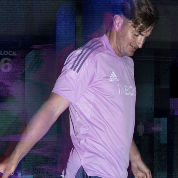 T-shirt All Blacks Rugby Performance Lilas Adidas