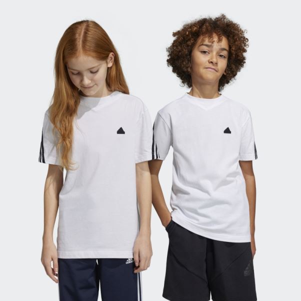 Tee Shirt Future Icon 3 Bandes Blanc Adidas