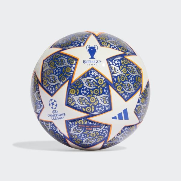 Adidas Ucl Istanbul Mini Football Blanc