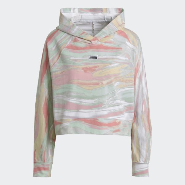 Adidas Multicolore R.y.v. Sweat à Capuche Court