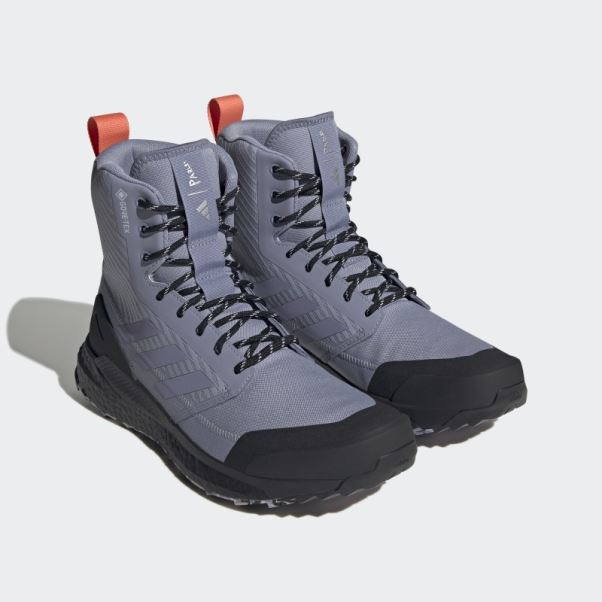 Argent Violet Terrex Free Randonneur Xploric Gore-tex Parley Chaussures Adidas
